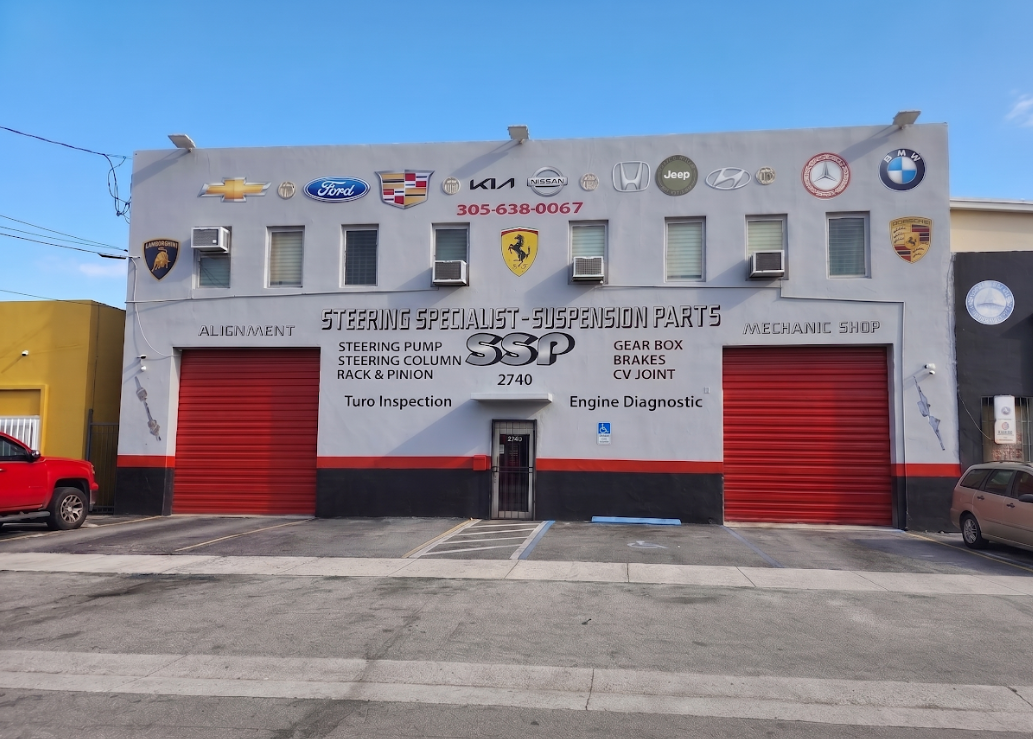 SSP shop at 2740 NW 35th St, Miami — Steering Specialist and Suspension Parts